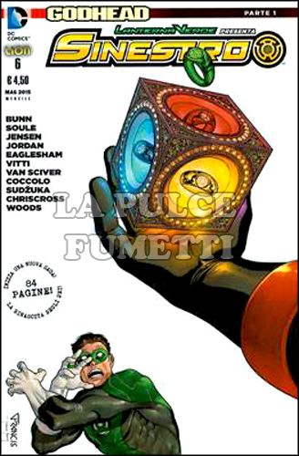 LANTERNA VERDE PRESENTA - SINESTRO # 6 - GODHEAD 1 (DI 8)